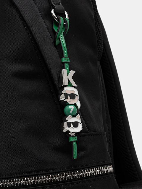 Karl Lagerfeld plecak IKON damski kolor czarny mały gładki B1W30011