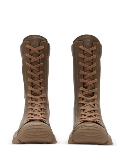 Burberry leather Tone boots - Brown