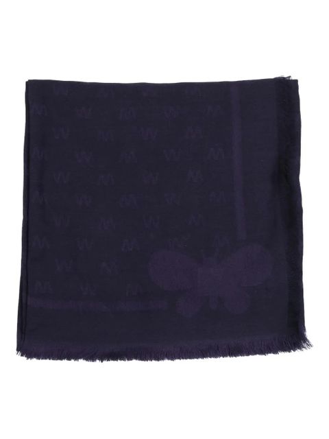 Weekend Max Mara DIRE butterfly-motif scarf - Blue - zdjęcie produktu nr 2