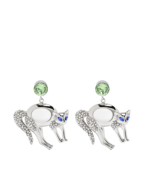 Marni cat-shaped earrings - Silver - zdjęcie produktu nr 1