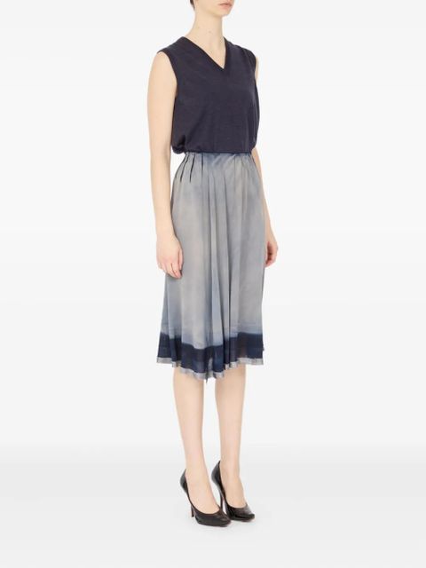 Maison Margiela printed skirt - Blue - zdjęcie produktu nr 2