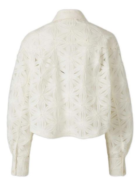 Simkhai floral buttoned shirt - White