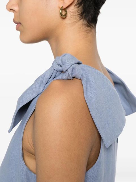 Chloé linen midi dress - Blue