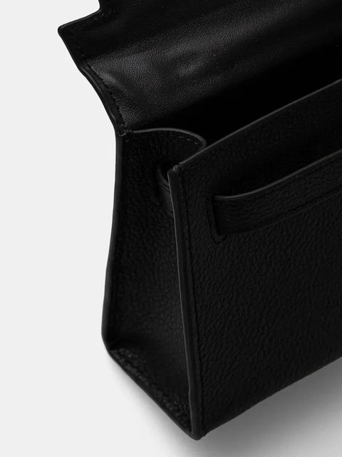 Silvian Heach torebka skórzana SANITA kolor czarny RCP25016BO