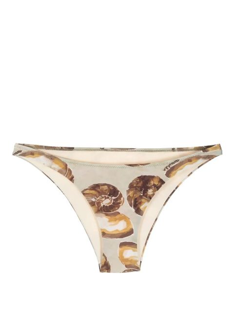 Nanushka seashell-print bikini bottoms - Neutrals - zdjęcie produktu nr 1