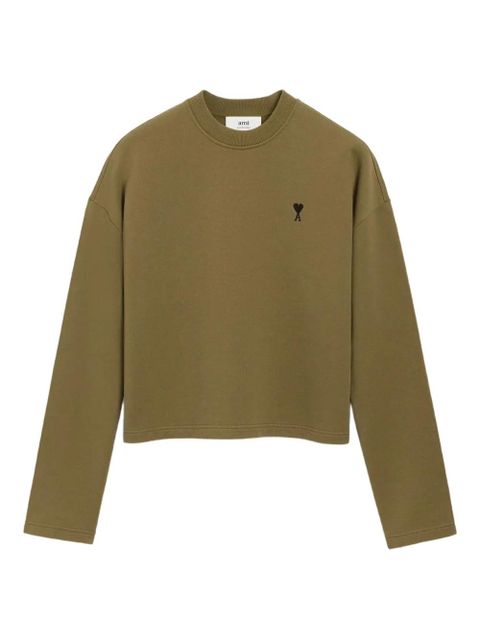 AMI Paris Ami de Coeur sweater - Green - zdjęcie produktu nr 1