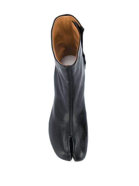 Maison Margiela Tabi 30mm leather ankle boots - Black