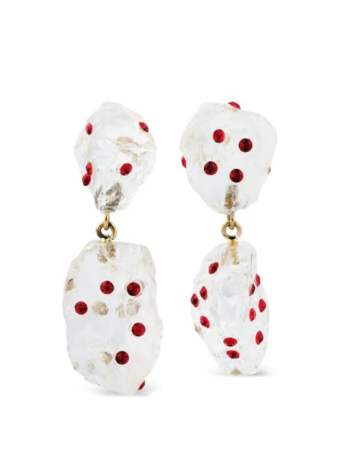 Marni Pietra Dura earrings - White - zdjęcie produktu nr 1