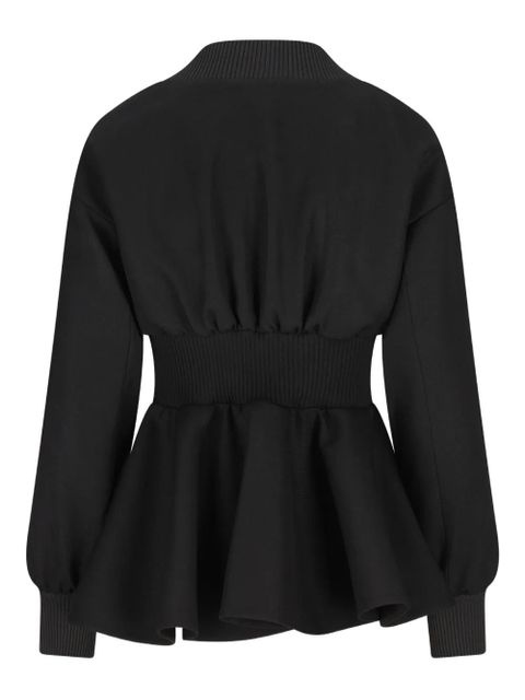 FENDI zip-up fitted jacket - Black