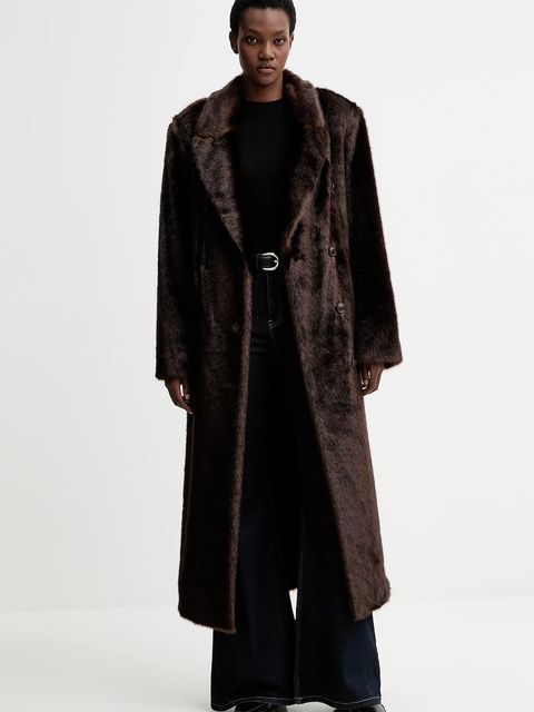 Stand Studio płaszcz Harper kolor brązowy 66550-9395