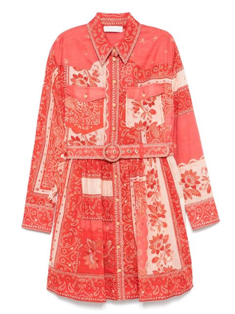 ZIMMERMANN Lucky mini dress - Red - zdjęcie produktu nr 1