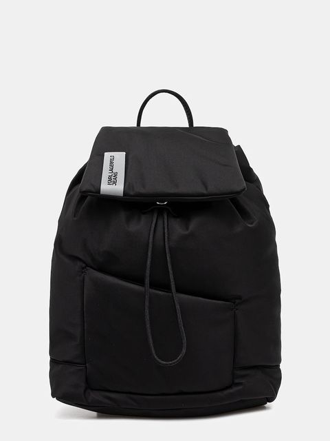 Karl Lagerfeld Jeans plecak kolor czarny duży gładki A4W30177 - zdjęcie produktu nr 1