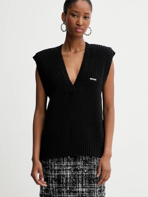 Rotate kamizelka damska kolor czarny ciepły 114733100 - zdjęcie produktu nr 1