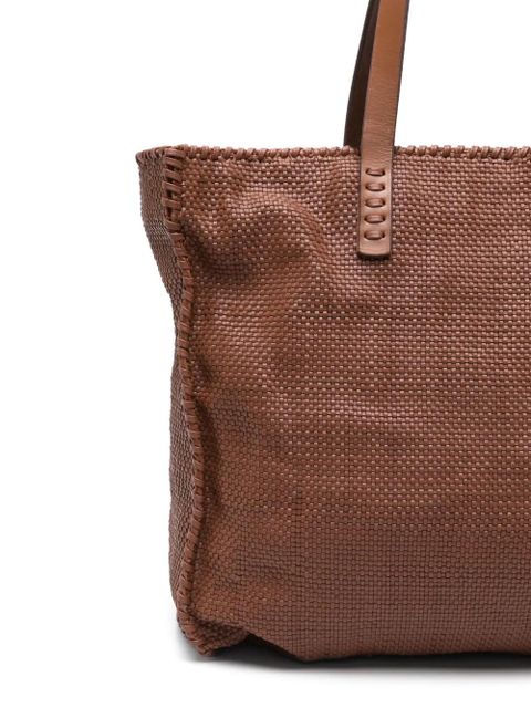 DRAGON DIFFUSION leather tote bag - Brown
