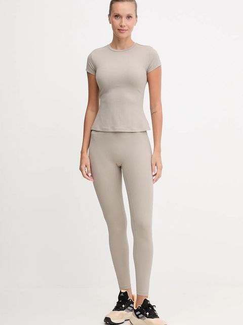 New Balance t-shirt treningowy damski kolor beżowy WT53125ADS - zdjęcie produktu nr 2