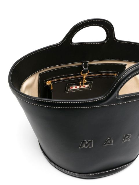 Marni large Tropicalia tote bag - Black - zdjęcie produktu nr 2