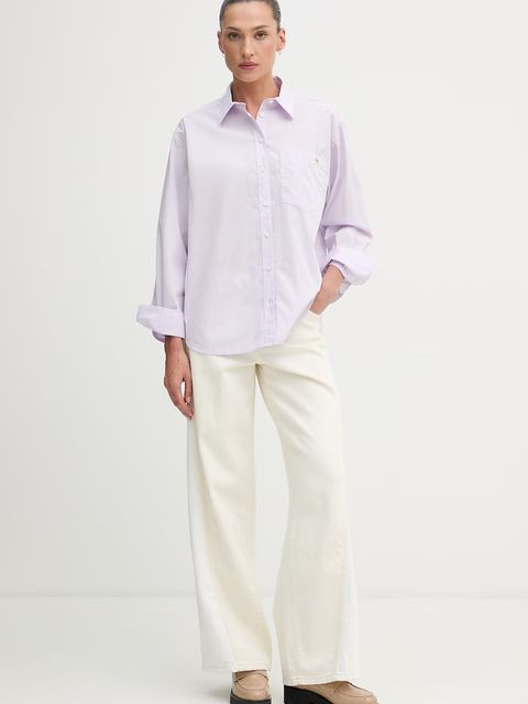 Calvin Klein Jeans koszula damska bawełniana - zdjęcie produktu nr 1