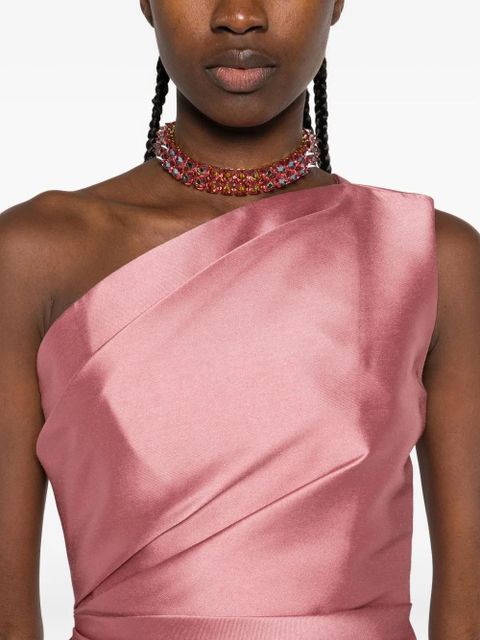 Solace London Kira one-shoulder maxi dress - Pink