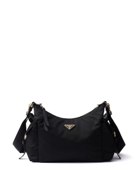 Prada logo-plaque top-handle shoulder bag - Black - zdjęcie produktu nr 2