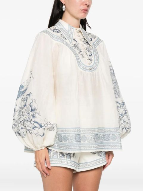 ALEMAIS Villa Romantica blouse - White