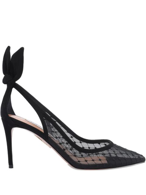 Aquazzura 85mm mesh pumps - Black - zdjęcie produktu nr 1