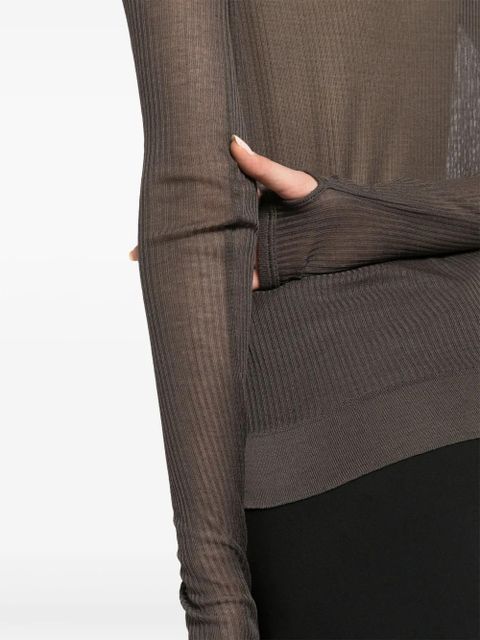 LEMAIRE seamless top - Brown