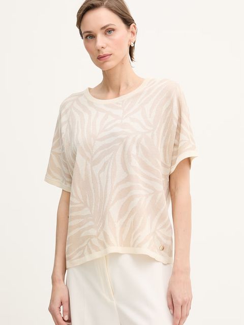 Joseph Ribkoff t-shirt damski z wiskozą - zdjęcie produktu nr 2