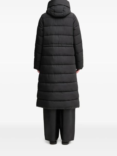 Barbour button-fastening padded coat - Black