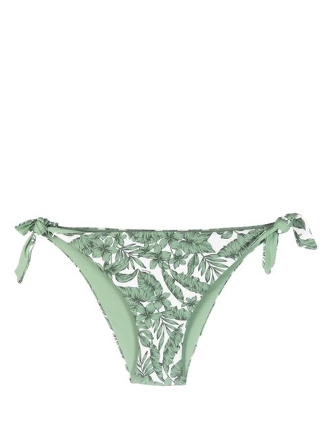 TWINSET leaf-print bikini bottoms - Green - zdjęcie produktu nr 1