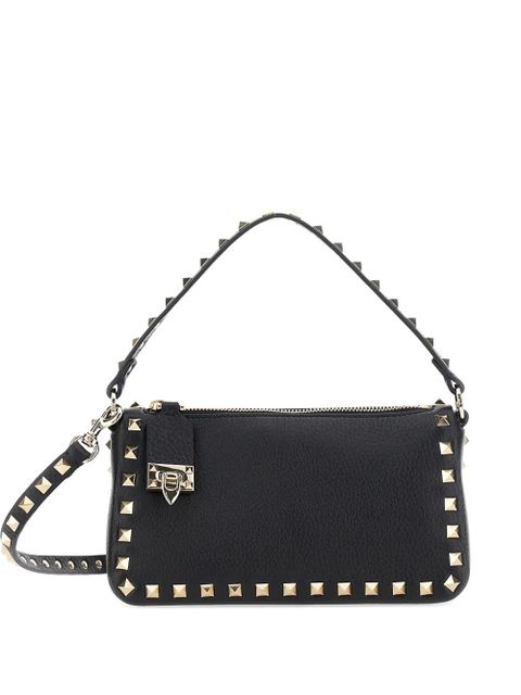 Valentino Garavani small Rockstud leather crossbody bag - Black - zdjęcie produktu nr 2