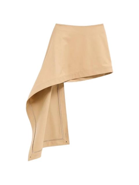 LOEWE draped panel mini skirt - Neutrals - zdjęcie produktu nr 1