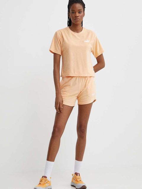 Puma t-shirt damski kolor pomarańczowy 677947