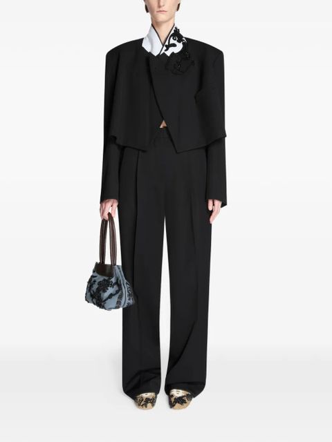 DRIES VAN NOTEN tailored trousers - Black - zdjęcie produktu nr 2