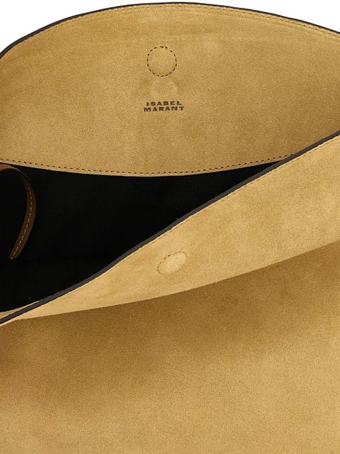ISABEL MARANT Oskan Hobo Soft suede shoulder bag - Neutrals
