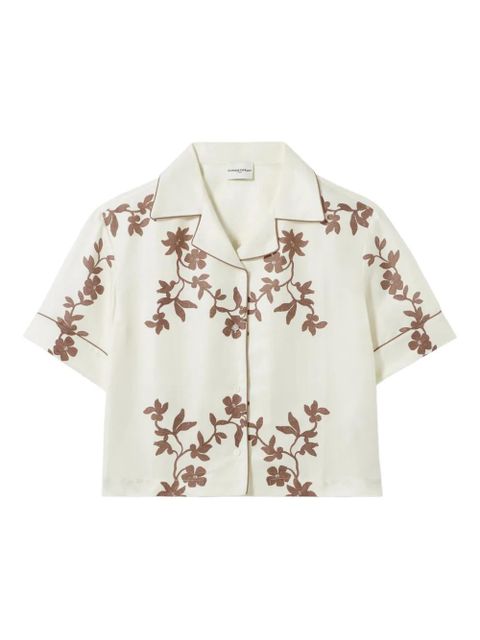 Claudie Pierlot floral-print shirt - White - zdjęcie produktu nr 1