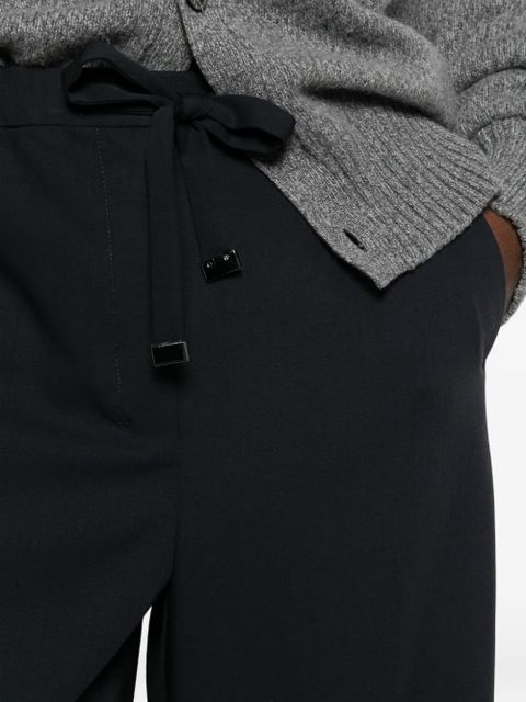 'S Max Mara Smmargenta drawstring trousers - Black