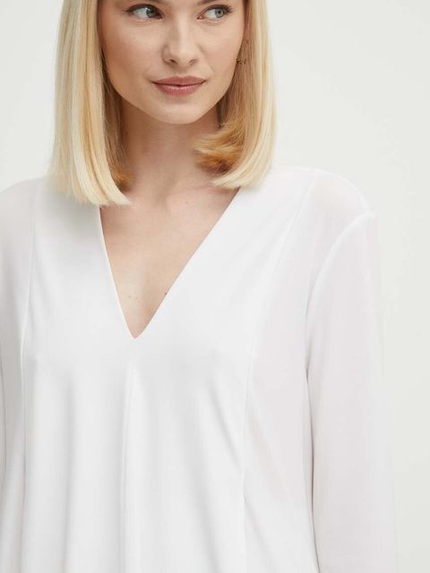 Joseph Ribkoff bluzka damska kolor biały gładka 161066 - zdjęcie produktu nr 2