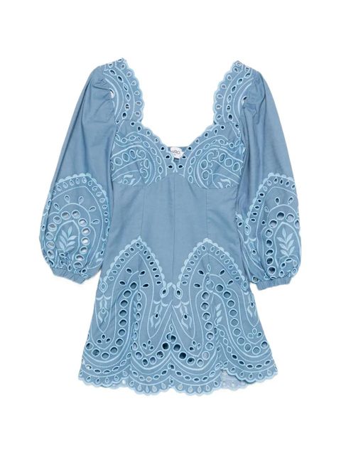 Charo Ruiz Ibiza Esmare puff-sleeve mini dress - Blue - zdjęcie produktu nr 1