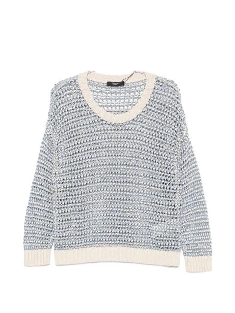 Weekend Max Mara Donirika open-knit sweater - Blue - zdjęcie produktu nr 1