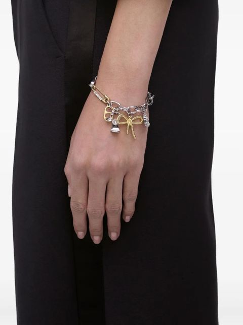Marc Jacobs Grunge Glam charm bracelet - Silver