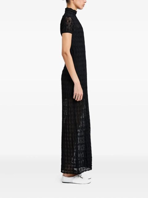 Proenza Schouler Zein textured midi dress - Black - zdjęcie produktu nr 2