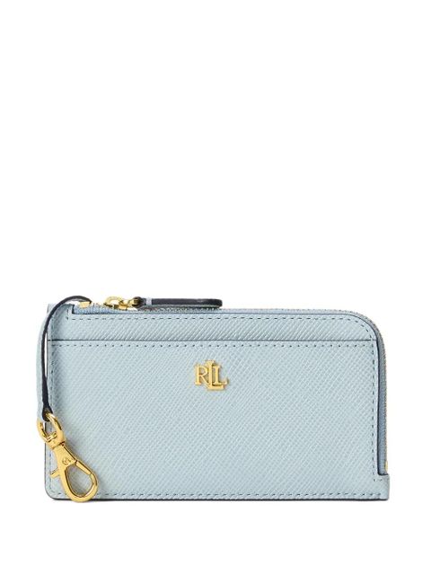 Lauren Ralph Lauren logo-plaque leather wallet - Blue - zdjęcie produktu nr 1