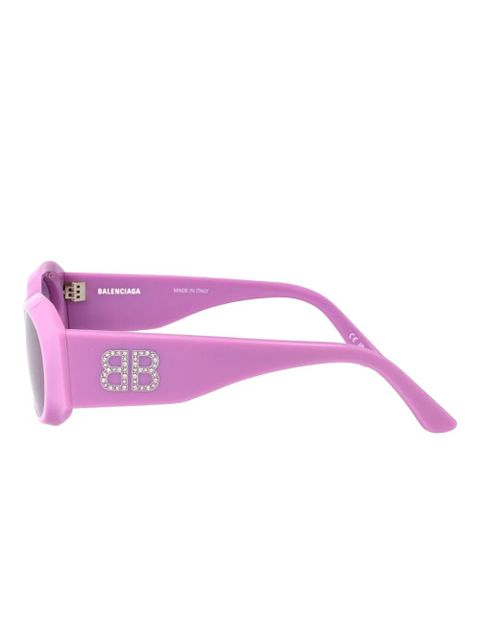 Balenciaga Eyewear geometric-frame sunglasses - Pink - zdjęcie produktu nr 2