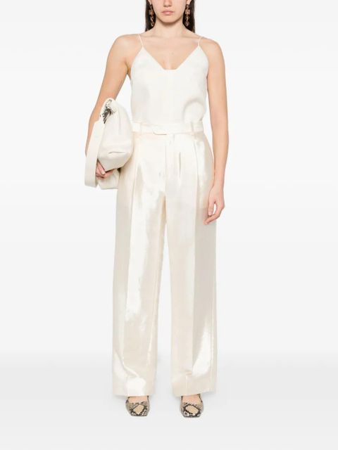 SANDRO straight trousers - Neutrals - zdjęcie produktu nr 2