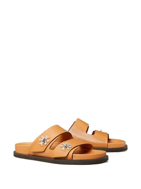 Tory Burch slip-on embellished sandals - Brown - zdjęcie produktu nr 2