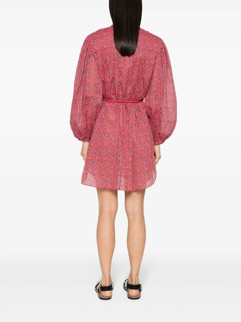 MARANT ÉTOILE Kildi floral-print dress - Red