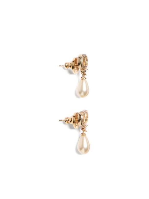 Valentino Garavani Ovalette drop earrings - Gold - zdjęcie produktu nr 2