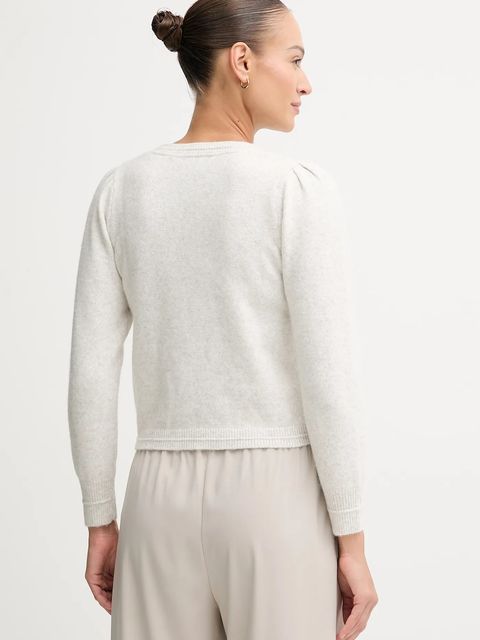 Pepe Jeans sweter z domieszką wełny damski kolor beżowy PL7000045 - zdjęcie produktu nr 2