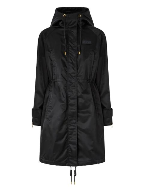 PINKO Delma hooded drawstring coat - Black - zdjęcie produktu nr 1