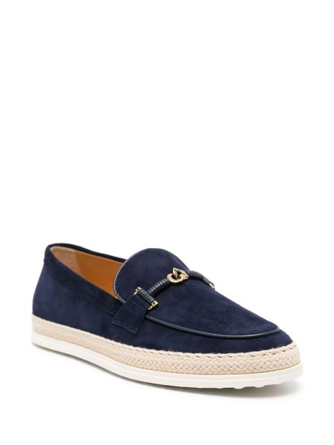 Tod's suede espadrille loafers - Blue - zdjęcie produktu nr 2